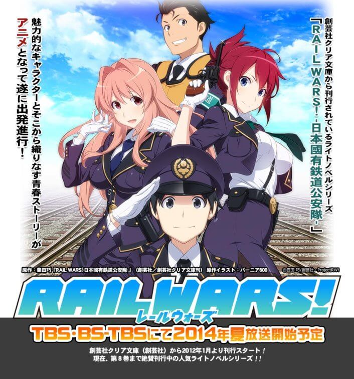 Lista Animes Verão 2014 - Rail Wars!