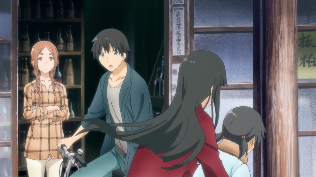 Flying Witch -episodio 1 - personagens