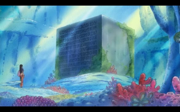 One Piece Episódio 548 - Robin encontra o Poneglyph