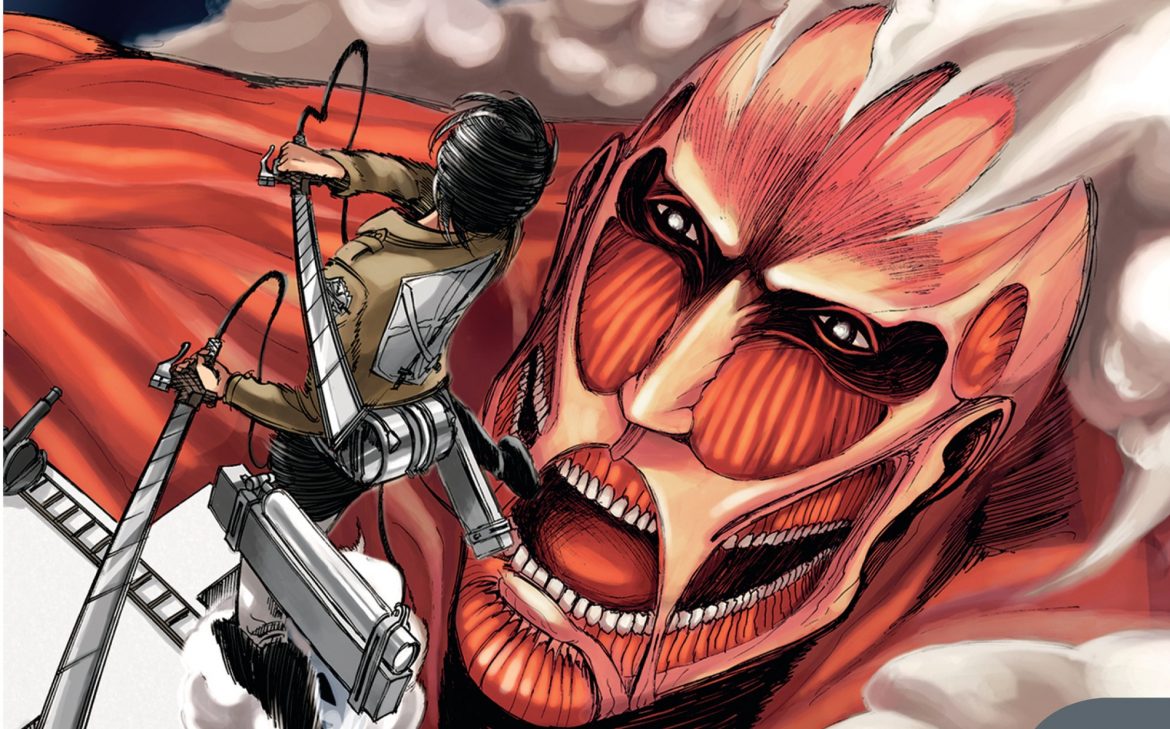 Capa Volume 1 Attack on Titan - Manga | Attack on Titan - Live Action Hollywood com Realizador de 'It'