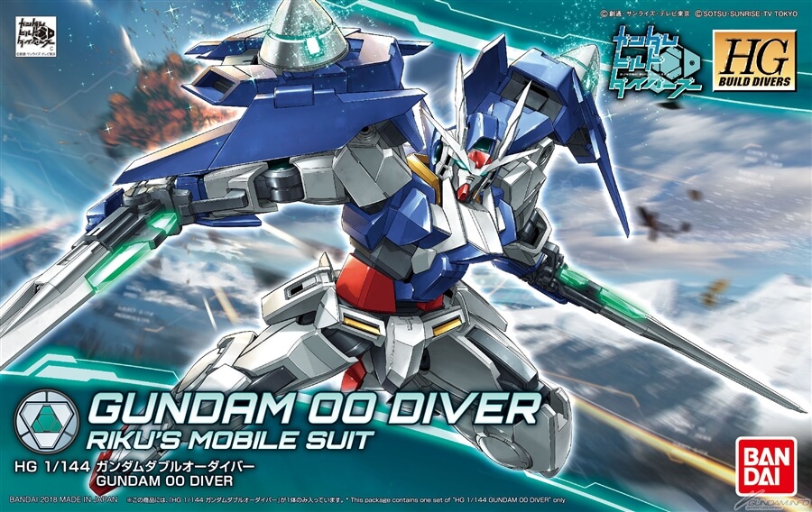 Gundam Build Divers - 1/144 HGBD Gundam OO Diver