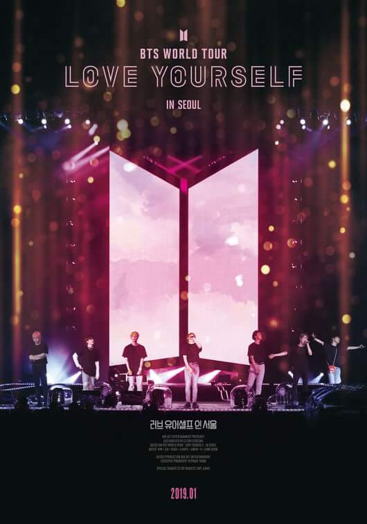 BTS estreiam um Filme Concerto de nome "Love Yourself in Seoul" em Janeiro