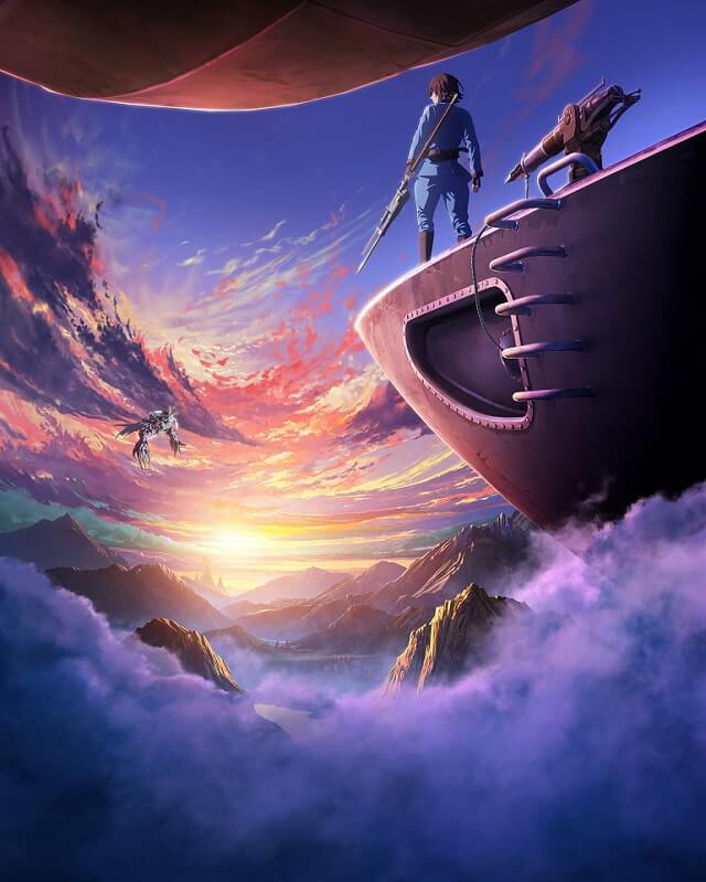 Kūtei Dragons - Manga recebe Anime em 2020