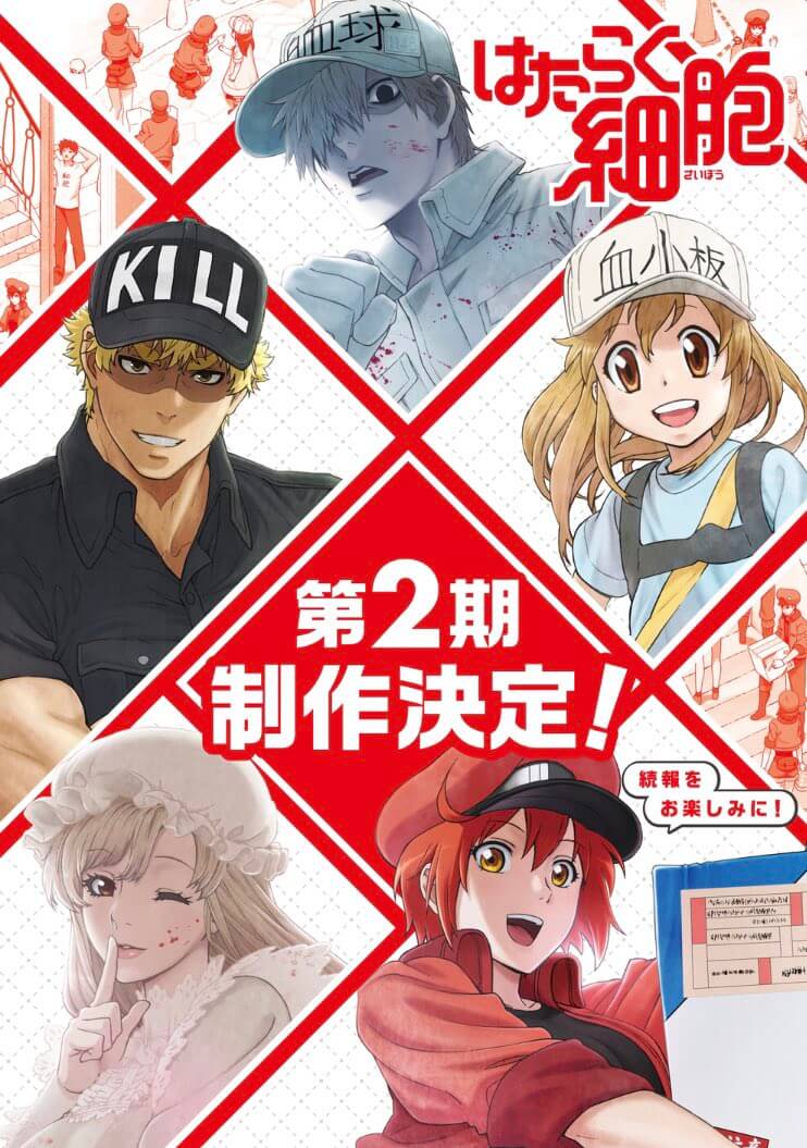Hataraku Saibou - Novo Manga Spinoff Anunciado — ptAnime