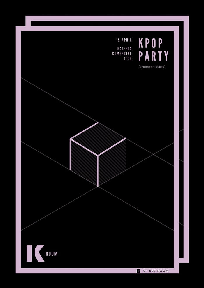 k-ube room festa kpop 4 edicao porto cartaz oficial