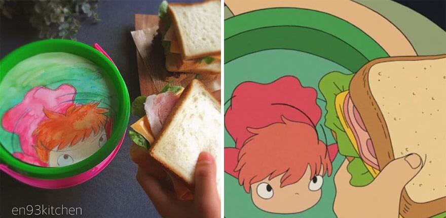 Japonesa recria Comida em Anime na Vida Real ponyo 1