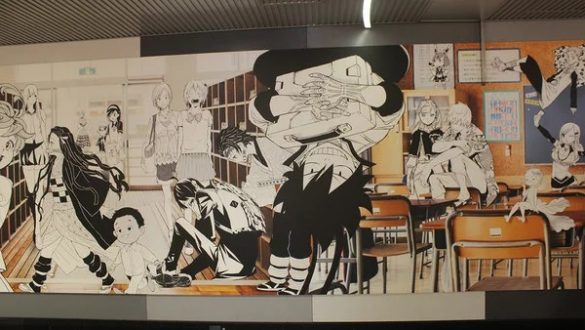 Shueisha e Kodansha colaboram em Mural de 30-Metros