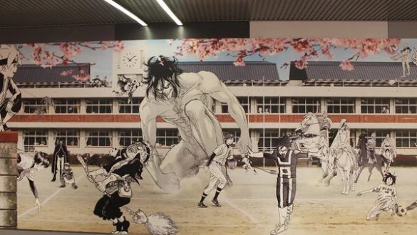 Shueisha e Kodansha colaboram em Mural de 30 Metros