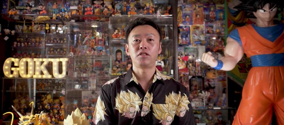 Fã de Dragon Ball bate Recorde do Guiness com uma Coleção de 10 Mil itens