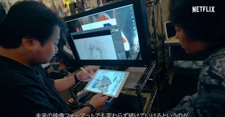 Sol Levante - Anime 4K da Netflix revela Making Of