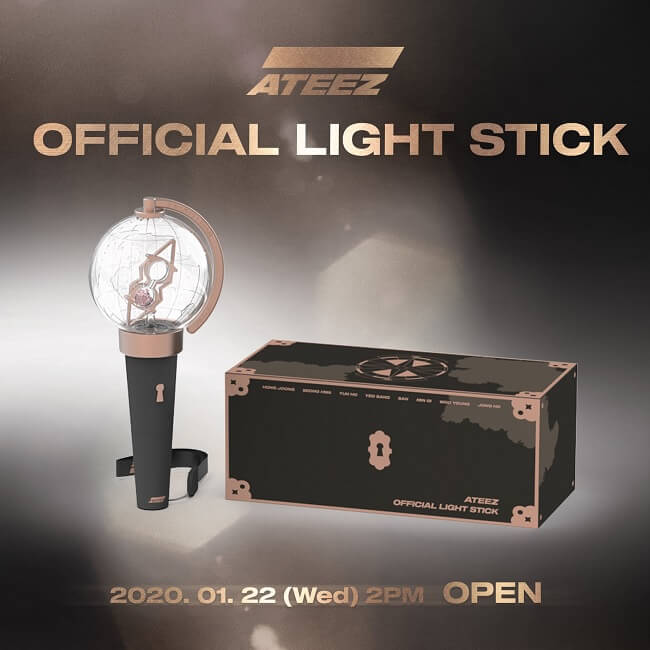 ATEEZ - Grupo revela o seu Lightstick Oficial