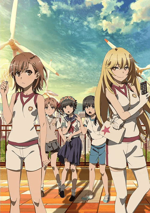 Toaru Kagaku no Railgun T anime season 3 visual poster clean version