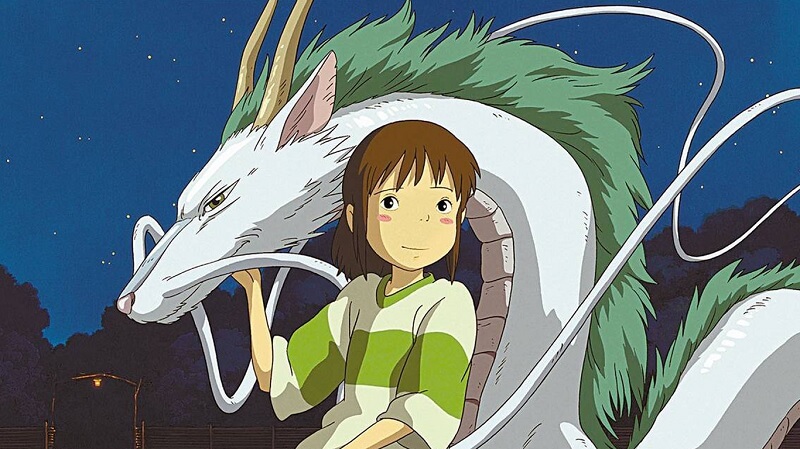 a viagem de chihiro 2001 Hayao miyazaki filme anime classico imagem