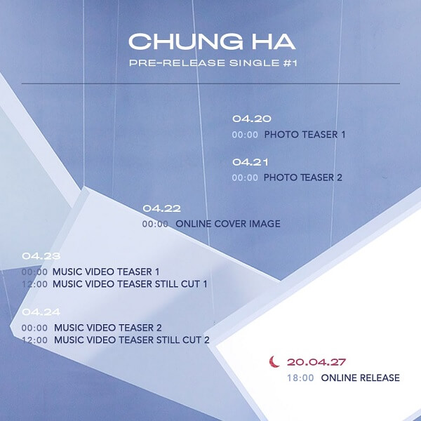 Chungha - Comeback com 1º Teaser e Faixa de Pré-Lançamento