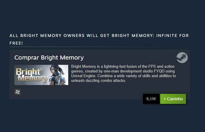 Bright Memory Steam