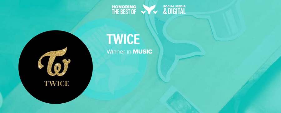 TWICE vencem Best In Music nos 2020 Shorty Awards v1