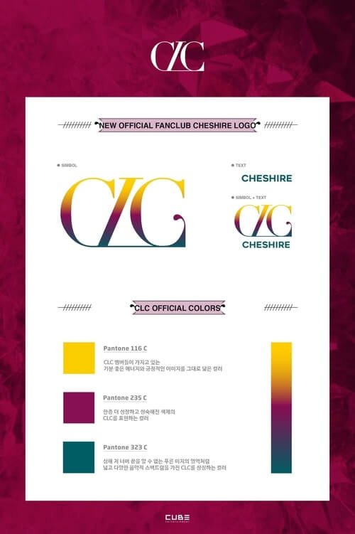 CLC Oficial Colors and Cheshire logo