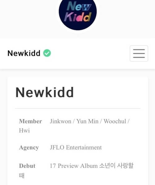 NewKidd online fanmeeting