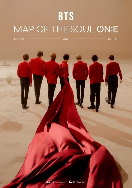 BTS revelam Datas para Concerto "Map of The Soul ON:E"