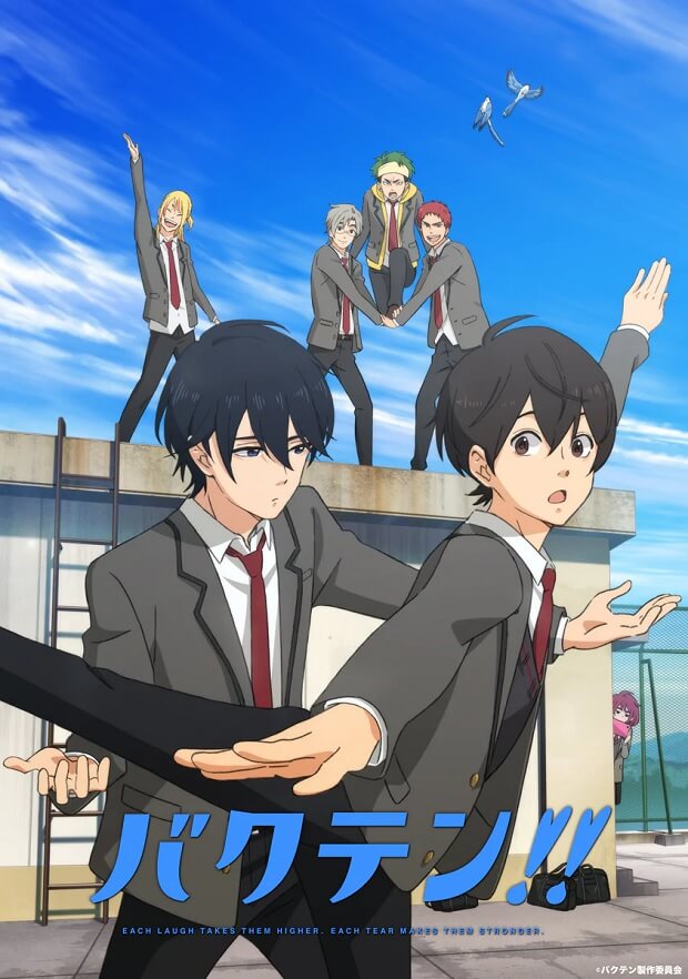 Bakuten!! - Revelado Anime Original de Ginástica Rítmica