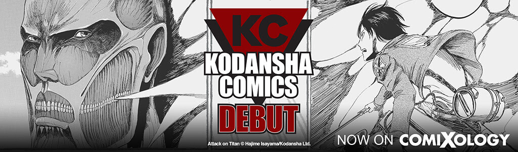 Kodansha Comics inicia publicação Simultânea na ComiXology