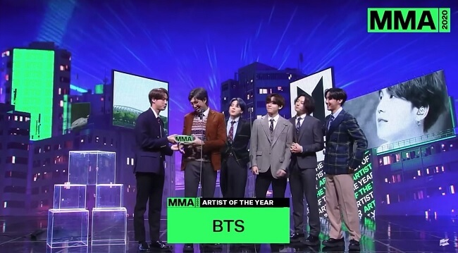 Vencedores nos Melon Music Awards 2020