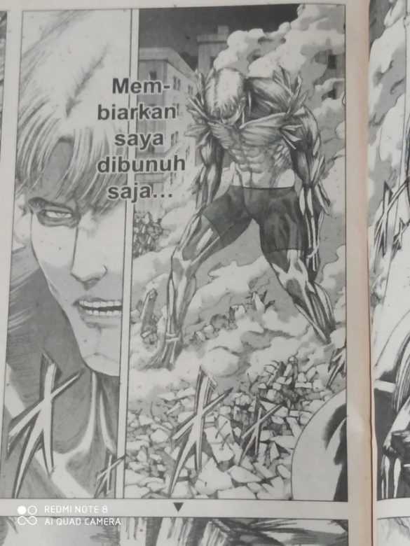 Attack on Titan - Manga na Malásia censura Titãs...com Calções
