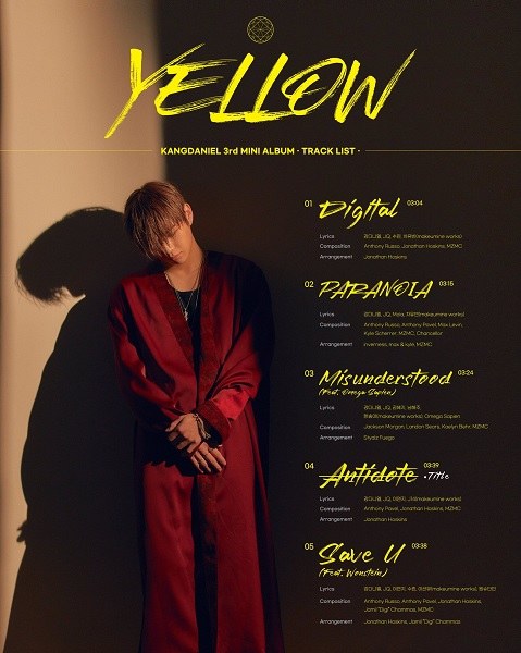 Kang Daniel anuncia Comeback com "YELLOW" em Abril 2021 — ptAnime