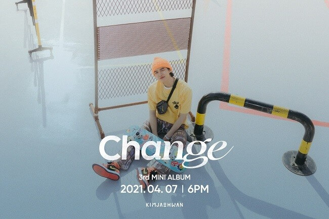 Kim Jae Hwan partilha Teasers do novo mini álbum "Change" — ptAnime