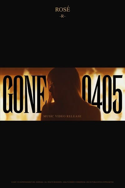 Rosé anuncia lançamento de MV para "GONE" e partilha Teasers
