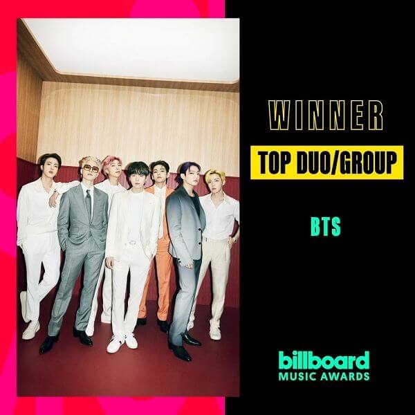 BTS vencem 4 Prémios nos Billboard Music Awards de 2021 — ptAnime