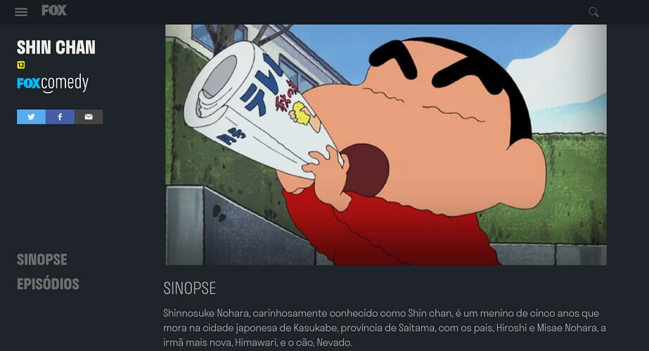 shin chan em portugal fox comedy novos episodios website