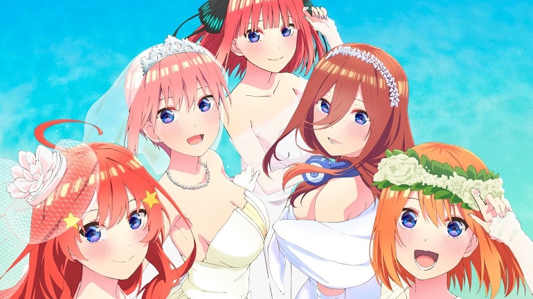 Anunciado filme de Gotoubun no Hanayome para 2022