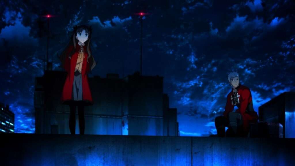 Fate stay night Unlimited Blade Works - Tohsaka Rin & Archer