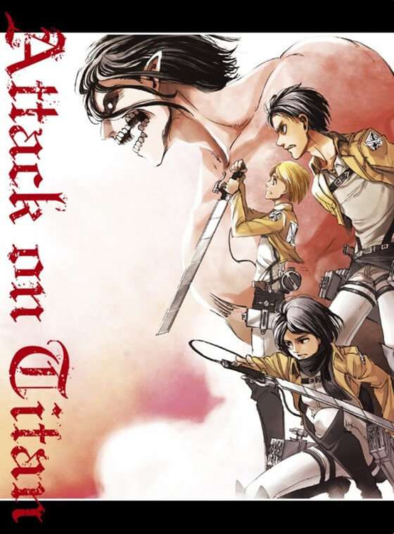Isayama desenha capa DVD Blu-ray Attack on Titan