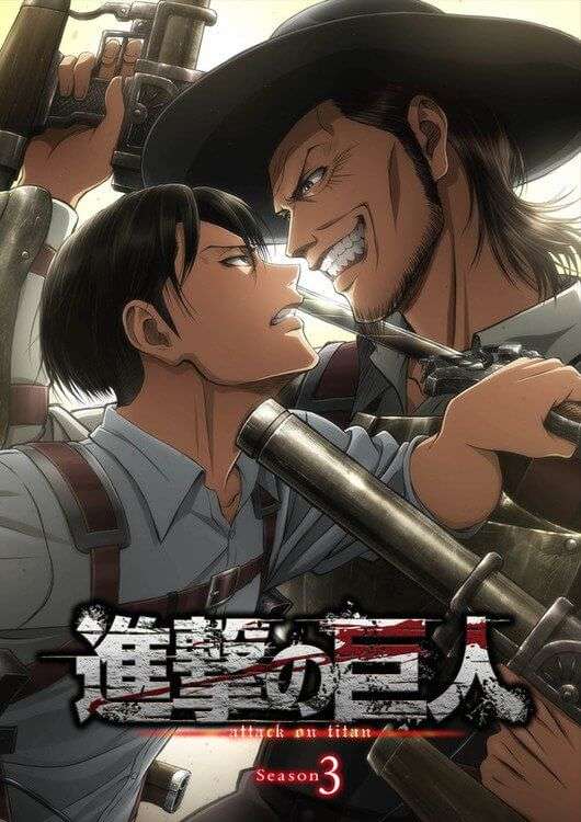 Attack on Titan Temporada 3 - Poster Promocional revela Levi e Kenny