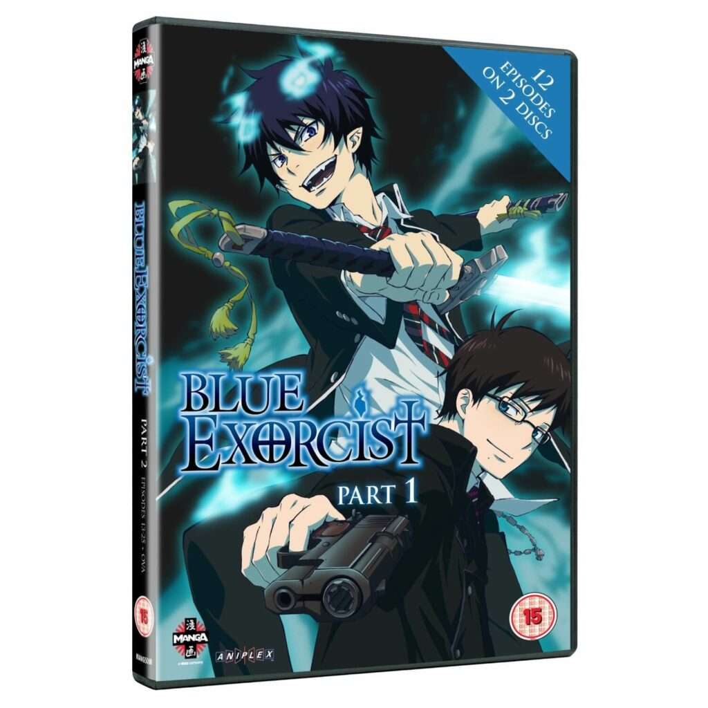 DVDs Blu-rays Anime Agosto 2012 - Blue Exorcist Part 1