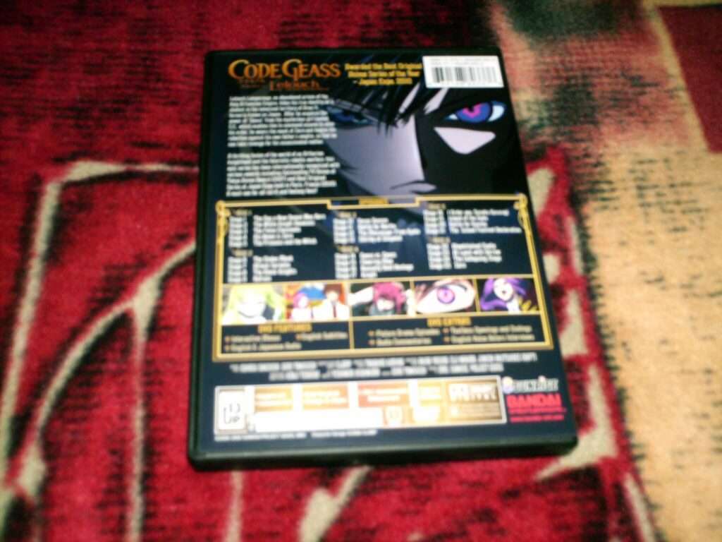 DVD Code Geass The Complete First Season | Bandai Entertainment