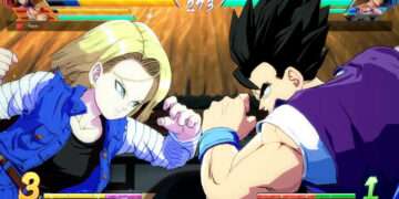 Dragon Ball FighterZ - Luta entre Android 18 e Gohan