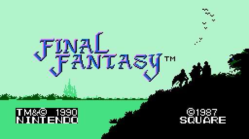 Top 13 jogos da série Final Fantasy - Final Fantasy I menu