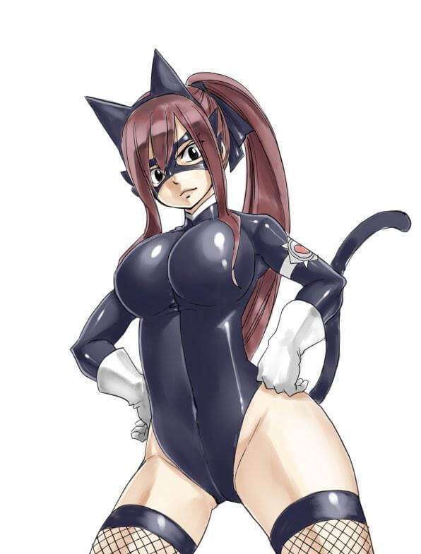 Fairy Tail Sketch Erza catwoman