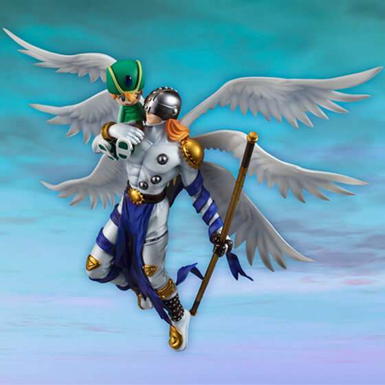 Figura Takeru e Angemon Digimon 4