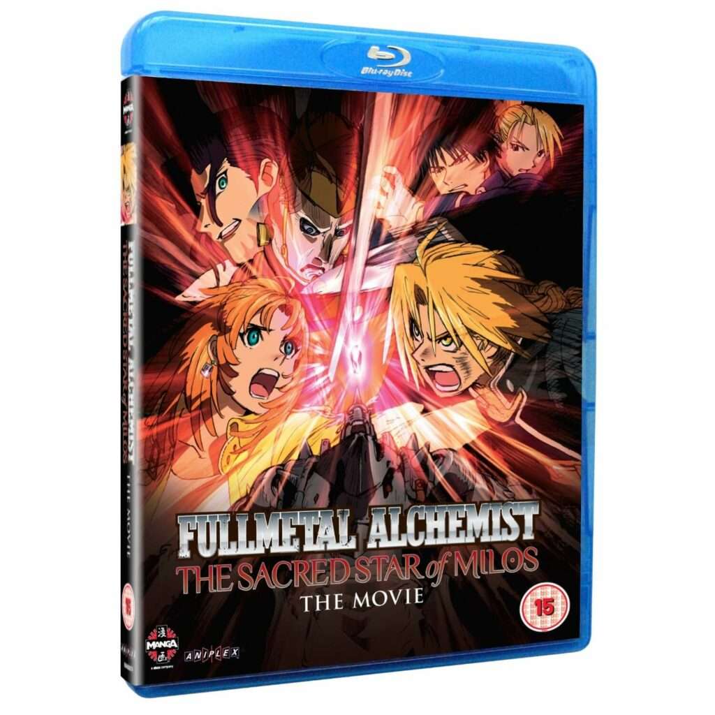 DVDs Blu-rays Anime Setembro 2012 - Fullmetal Alchemist The Movie The Sacred Star of Milos Blu-ray