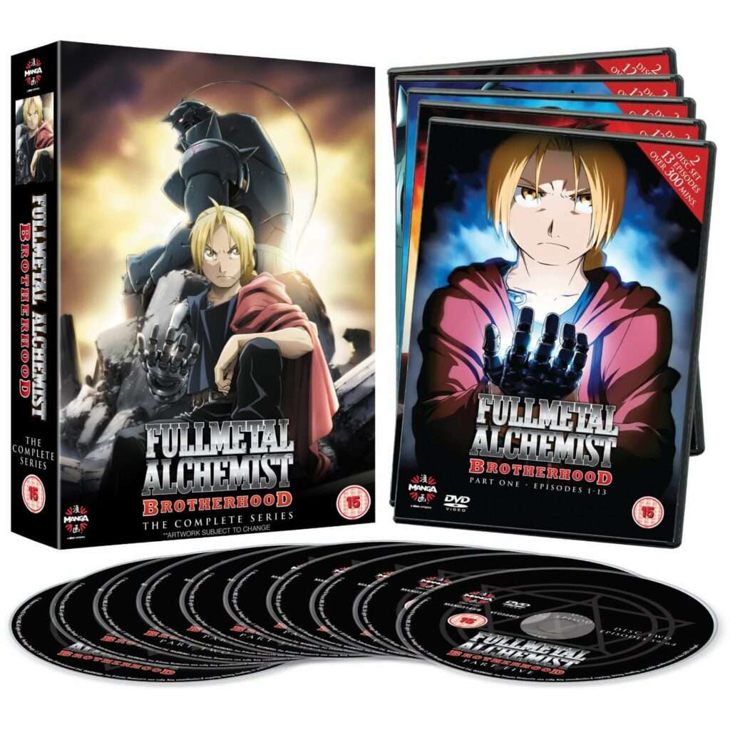 DVDs Blu-rays Anime Agosto 2012 - Fullmetal Alchemist: Brotherhood The Complete Series