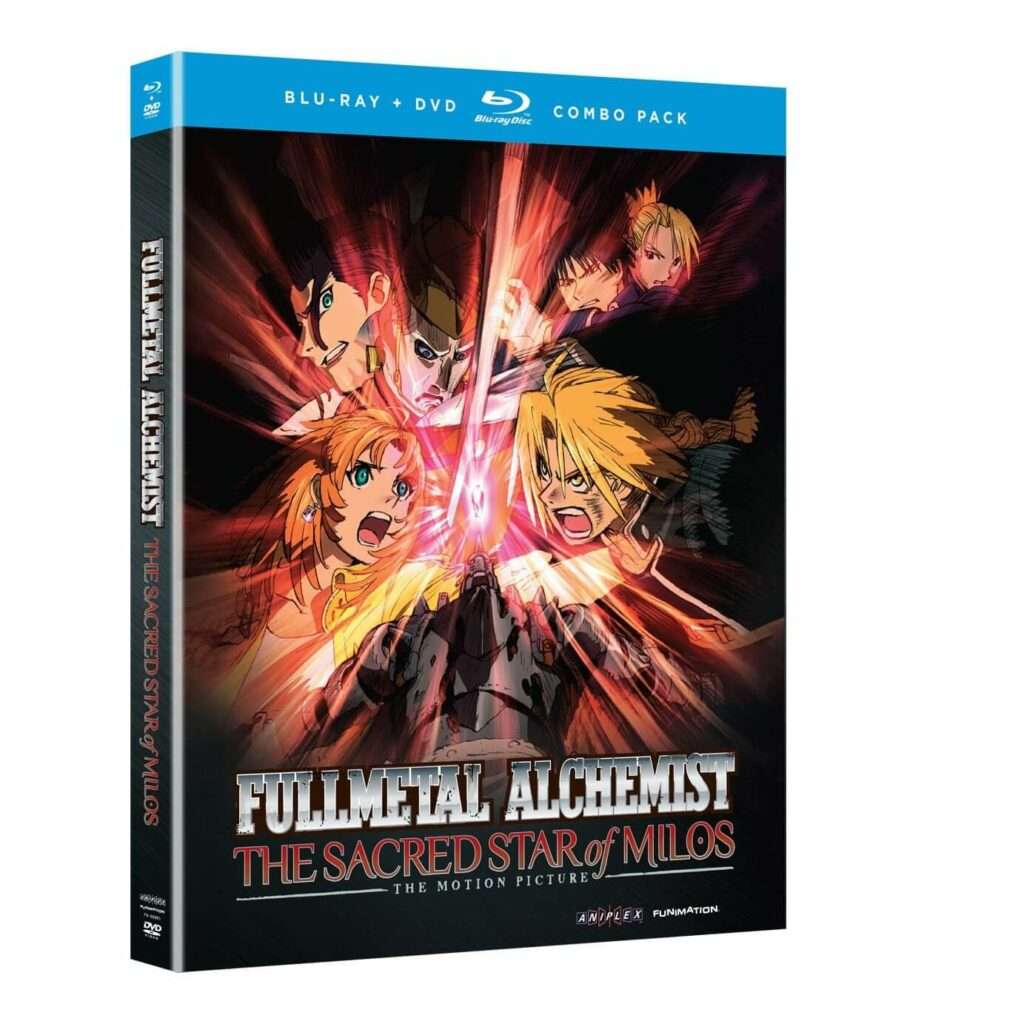 DVDs Blu-rays Anime Abril 2012 - Fullmetal Alchemist Brotherhood The Sacred Star of Milos Combo Pack