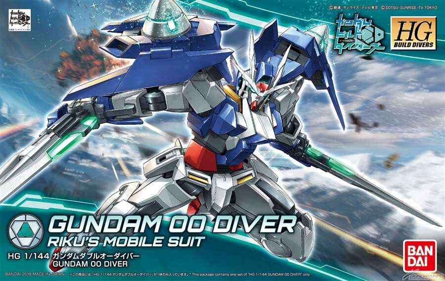 Gundam Build Divers - 1/144 HGBD Gundam OO Diver
