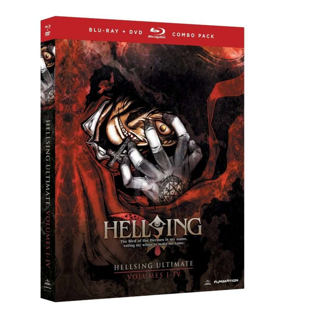 DVDs Blu-rays Anime Outubro 2012 - Hellsing Ultimate Volumes I-IV Blu-ray DVD Combo