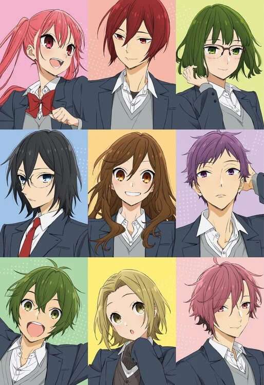 Horimiya – Anime revela Poster Promocional com Personagens