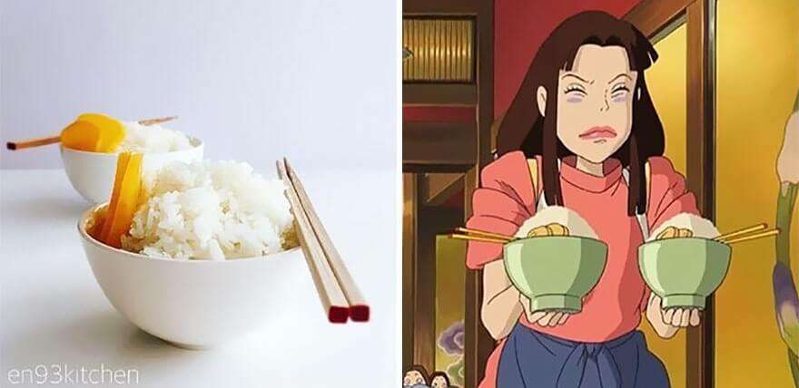 Japonesa recria Comida em Anime na Vida Real spirited away viagem de chihiro 4
