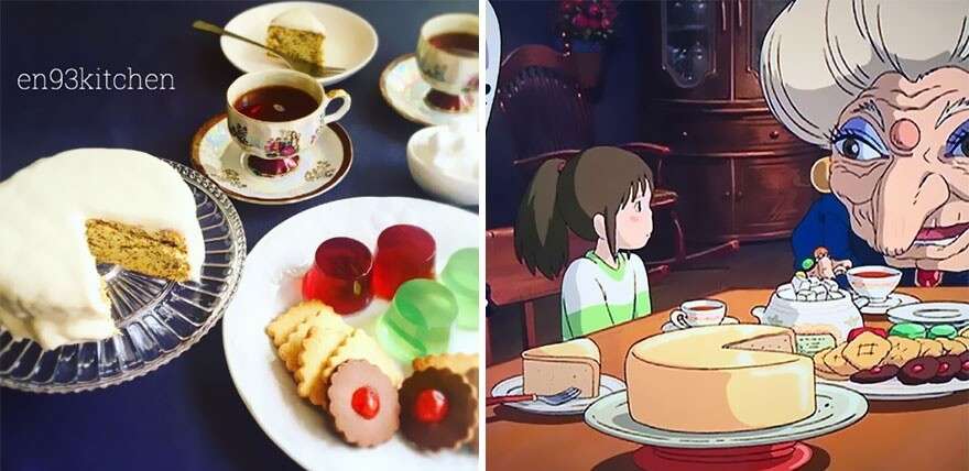 Japonesa recria Comida em Anime na Vida Real spirited away viagem de chihiro